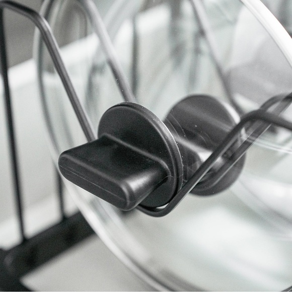 Tower Adjustable Lid & Pan Organizer in Black - Picture 4 of 5
